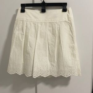 Eyelet skirt